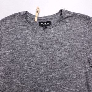 PacSun Casual Crew Neck Short Sleeve Shirt Adult Mens Size Medium M Gray